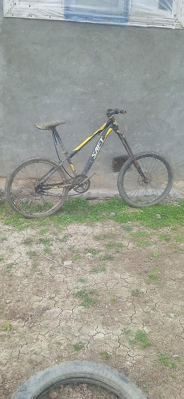 en bahali velosipedler: SAFT markalı dağ velosipedi - Rəng: qara/sarı dizayn - Gedişə uyğun — 2