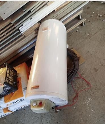 Ariston 100 litirliy işlek veziyetdedi. Soyuq və isti su üçün