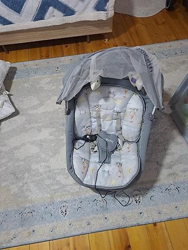 elektrikli döşek: Oğlan və qız üçün, Beşik, Matras ilə, Yellənmə mexanizm ilə — 2