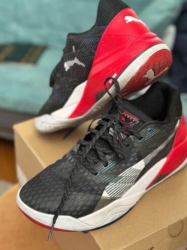 Səndəl və şəp-şüplər: Puma idman ayaqqabısı – kişi modeli - Rəng: qara üst hissə, ağ — 3