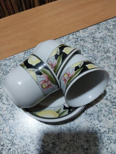 kofe qabı: Fincanlar, rəng - Ağ — 1