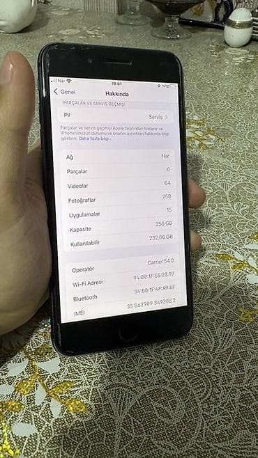 islenmis iphone kreditle: IPhone 8 Plus, 256 GB, Space Gray, Barmaq izi — 3