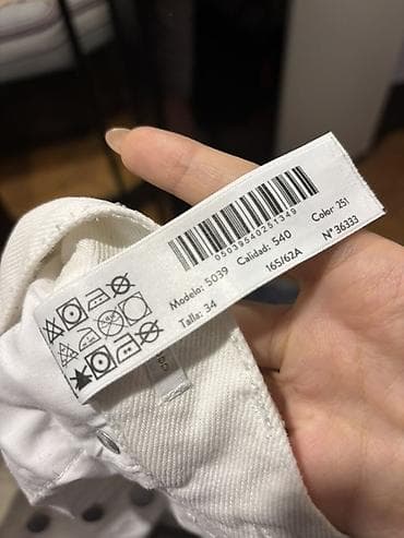 honor smart: Şalvar, Massimo Dutti, rəng - Ağ — 3