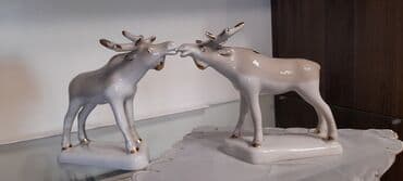 Sssr farfor suvenir,buynuzunda cuzi defetki varikisi birge 60manat