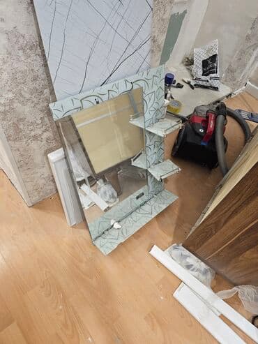 зеркало для ванной: Зеркало Настенное, Прямоугольник, Для ванной, С узором — 1