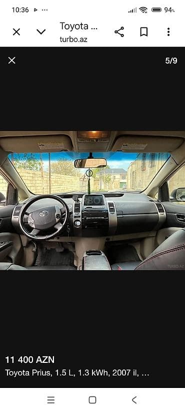 satılık atv: Toyota Prius: 1.5 l | 2007 il Hetçbek — 4