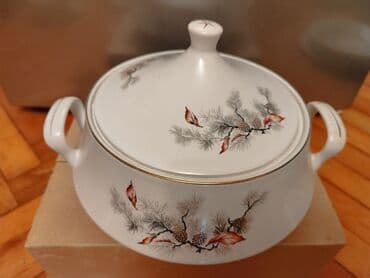 Mətbəx aksesuarları: Nahar dəsti, rəng - Ağ, 6 nəfərlik — 3