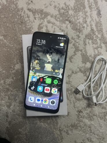 quba telfon: Redmi Note 11S, 128 GB, rəng - Göy, Face ID — 2