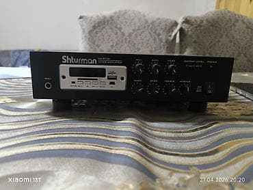 telefon aksesuarları toptan satiş baki: Shturman MA-BT20 Mixer Amplifier Xüsusiyyətlər: - Girişlər: MIC1 — 1