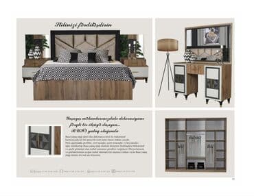 qedimi kravat: İkinəfərlik çarpayı, Dolab, Termo, 2 tumba, Türkiyə, Yeni — 2