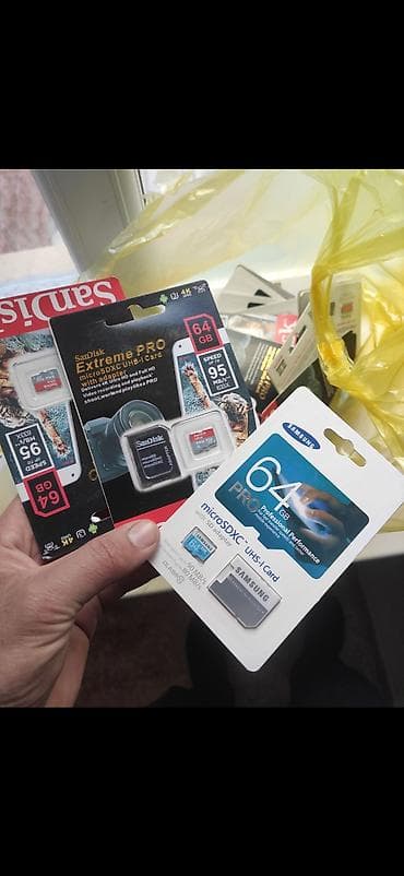 yaddas kartı: Salam. samsung ve sandisk orginaldir ama problemi varki proqramist — 2