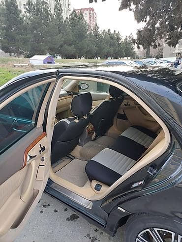 barmaqliq: Mercedes-Benz S-Class W220, qara sedan - Kuzov: Sedan, qara rəng, tam — 8