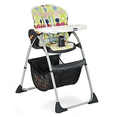 Игрушки: Chicco uşaq yemək stulu - Rahat və yumşaq oturacaq: rəngli, yuyula — 1