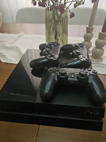 playstation 2 sony: Sony PlayStation 4 (PS4) – orijinal “fat” model + Fifa 24 Diski İlə — 1