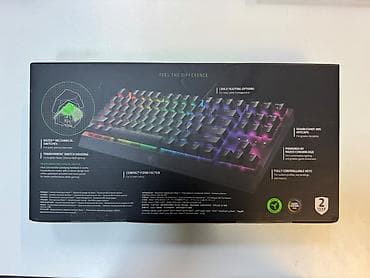 Satılır Razer BlackWidow V3 Tenkeyless (TKL) mexaniki gaming — 2