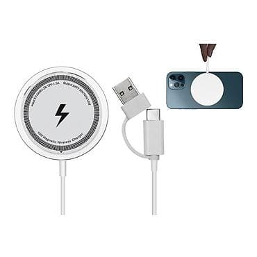 wireless charger: MagSafe Charger Magnetic Wireless iPhone Charge Başlıq usb və tube c — 1