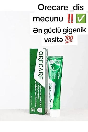 Orecare Çin Otlu Diş Məcunu - Gündəlik ağız gigiyenası üçün güclü