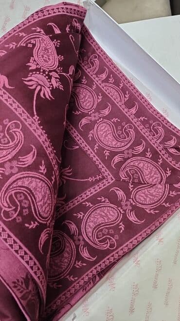 брендовое постельное белье: Новый цвет - Сиреневый Хлопок Скатерть, Самовывоз — 6