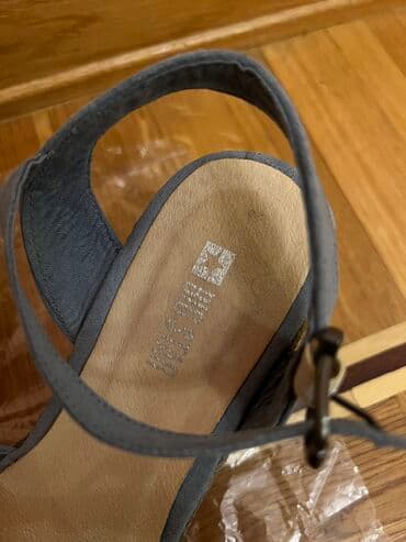 mavi mokasinlər: Ölçü: 37, rəng - Mavi, İşlənmiş — 3