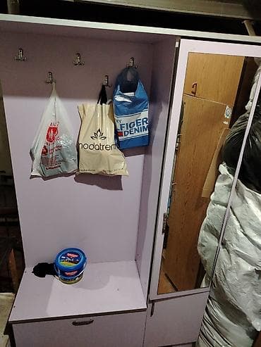 ışkaf: 1 qapı, Güzgülü, Digər rəng, Digər material, Açılan, Düz dolab — 1