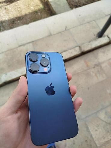 ssd 128gb: IPhone 15 Pro, 128 GB, Blue Titanium, Simsiz şarj, Face ID — 1