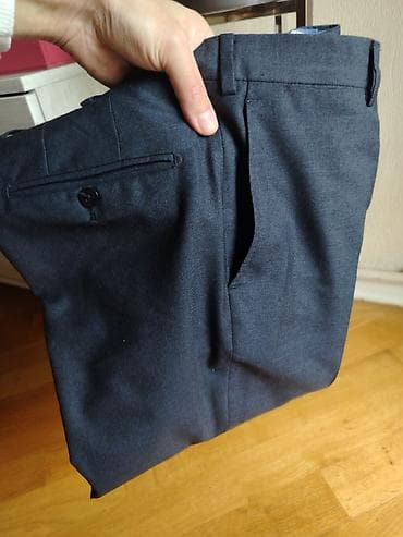 Klassik Şalvar, Massimo Dutti, M, rəng - Boz