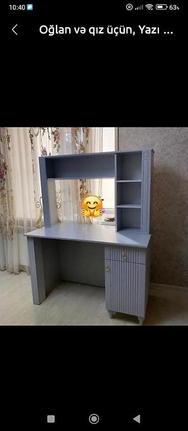 Oğlan və qız üçün, Yeni, Yazı masası