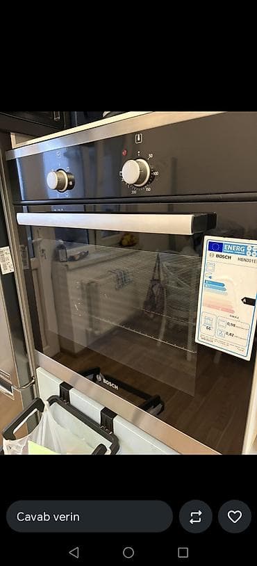 bosch qaz plitesi: Elektrik sobası Quraşdırılan — 1