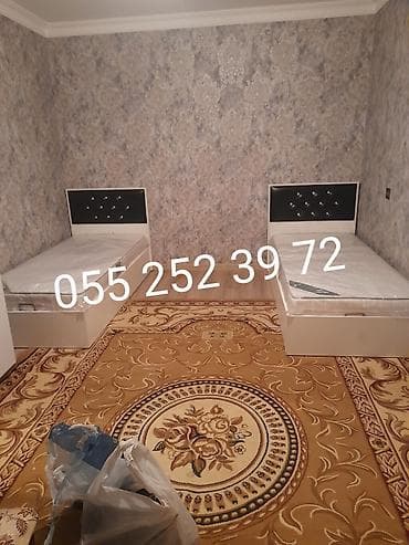 Çarpayılar: Yeni, Təknəfərlik çarpayı, Bazalı, Matras ilə, Siyirməsiz, Azərbaycan — 2