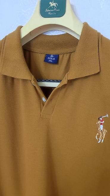 polo şalvar: Polo köynək, U.S. Polo Assn, XL, rəng - Sarı — 1