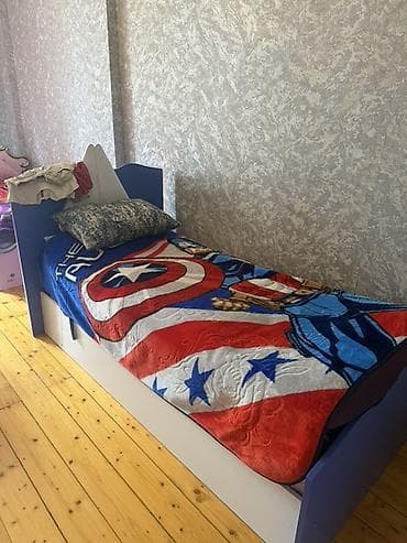 Uşaq/Qız otağı üçün mebel dəsti - oğlan kravat matraslar daxil tək — 6