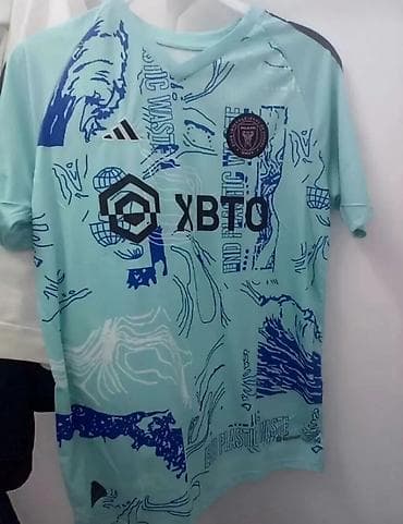 Futbolkalar: Futbolka, Adidas, M, rəng - Mavi — 3