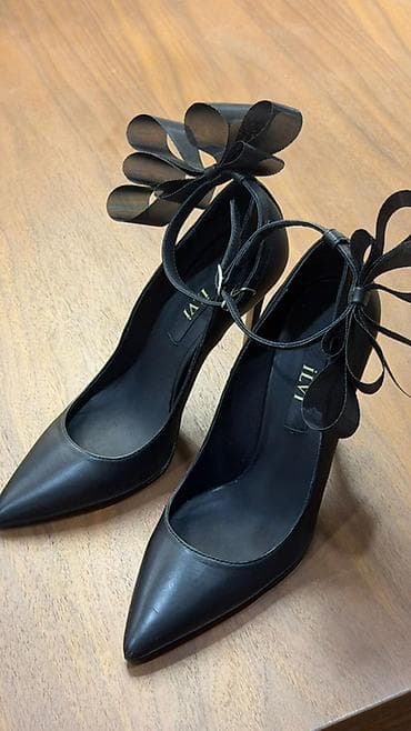 stiletto ayaqqabilar: Tuflilər, Ölçü: 39, rəng - Qara, İşlənmiş — 1