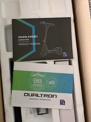 Охота и рыбалка: Dualtron Aminia AD 240 elektrik skuteri Xüsusiyyətlər: - Şəhərdaxili — 3