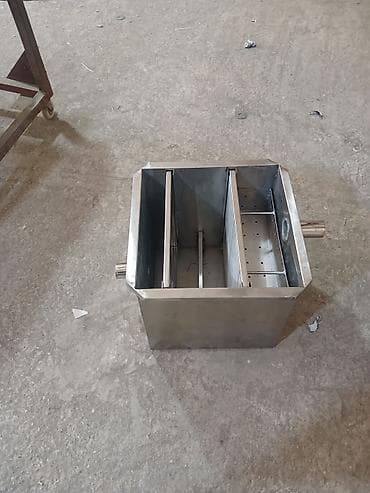 su despensoru: Paslanmayan poladdan yağ tutucu (grease trap) – istənilən ölçüdə — 4