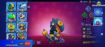 Brawl Stars hesabı – yüksək inkişaflı və tam kolleksiya Hesabda 1dəfə — 7