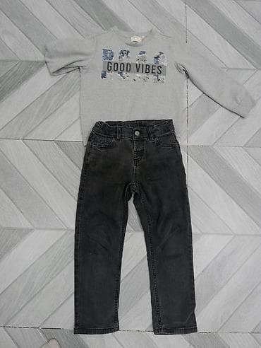 polis paltari usaq ucun: Uşaq geyim dəsti və üst geyimləri - Boğazlı, uzunqollu boz — 1