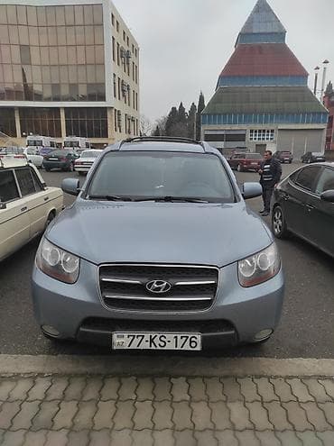 daewoo damas satisi: Hyundai Santa Fe CLX, mavi rəng, Azərbaycanda qeydiyyat (dövlət nömrə — 1