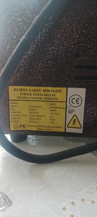 Qumda dəmləmə üçün elektrikli kofe aparatı - Model: KMK (etiketdə — 3