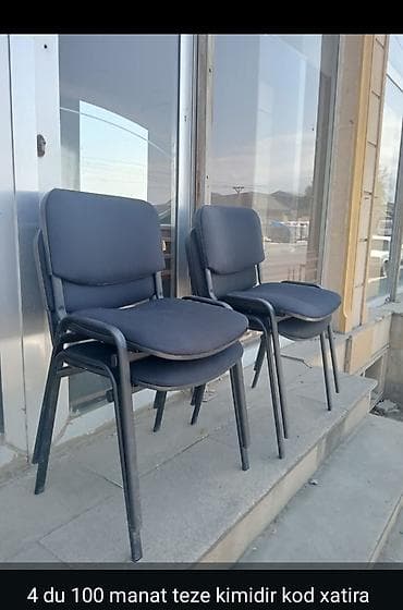 Ofis stullari təzə kimidir,4 ədədi 100 manat