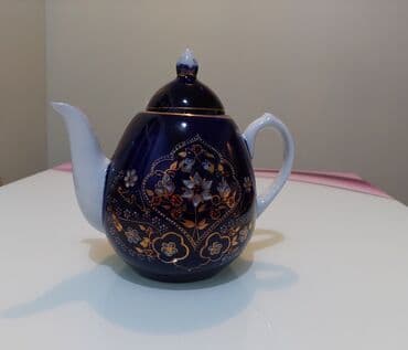 assa çay: Новый, цвет - Синий, Заварочный чайник — 1