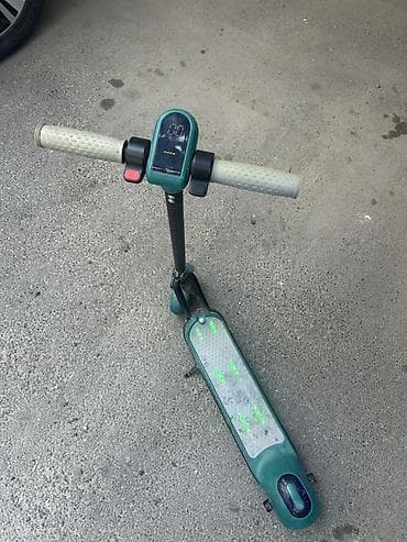 дрифт кар: Uşaq üçün elektrik skuter - Rəng: Yaşıl-göy tonlarda - Ön — 2