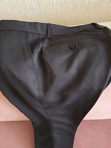 Baş geyimləri: Kişi klassik şalvarı – qara rəng - Model: Klassik düz kəsim (daralan — 2