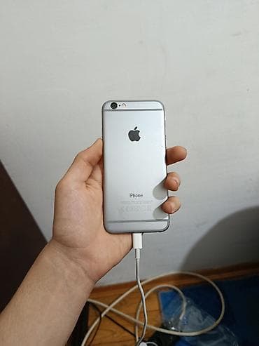 Telefon ehtiyat hissələri: IPhone 6, 32 GB, Gümüşü, Barmaq izi — 1