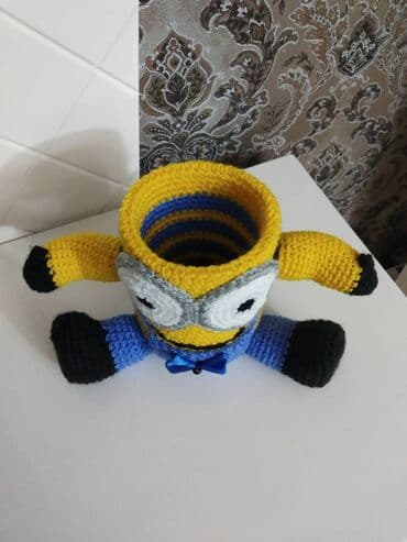 parker qələm: Karandaş qabı Minyonəl işidir . Ручная вязка карандашница Миньон, на — 3