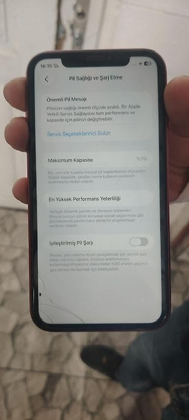 ayfon 11 kreditle: IPhone 11, 64 GB, Qırmızı, Simsiz şarj — 2