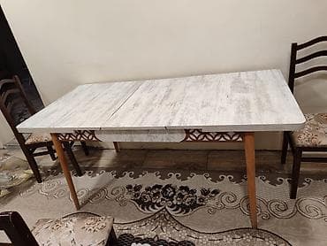 Qonaq masası, Açılan, Taxta, Dördbucaq masa — 1