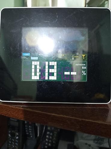 boy olcən: Rəqəmsal hava stansiyası / meteoroloji displey - Böyük rəngli LCD — 1