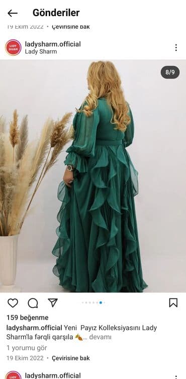 ikinci el don: Ziyafət donu,Lady sharmdan alınıb,bir dəfə geyilib42razmerdir — 4