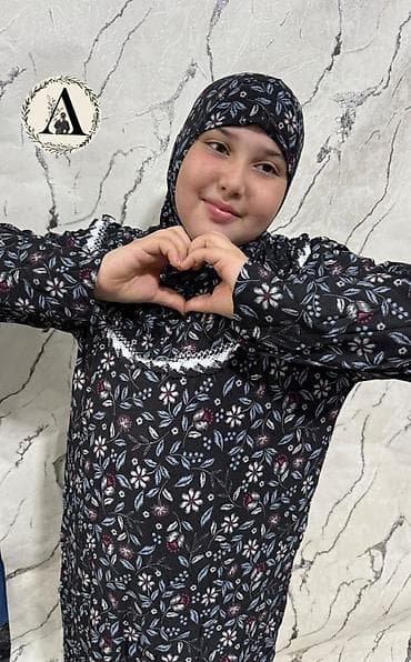 Donlar: Uşaq üçün çiçək naxışlı namaz dəsti - İki hissədən ibarət komplekt — 2